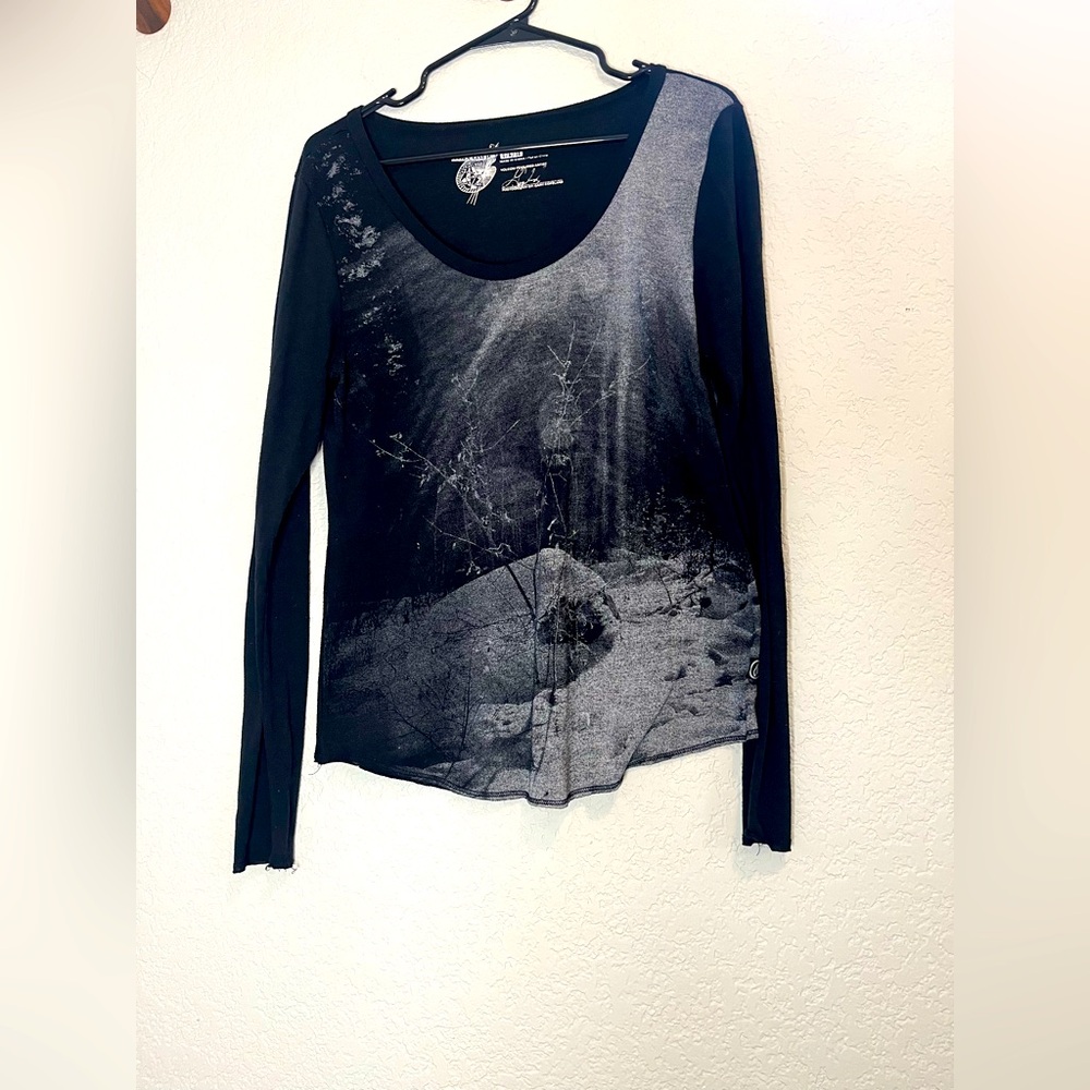 Volcom x Gary Copeland Collab Long Sleeve Black Shirt L